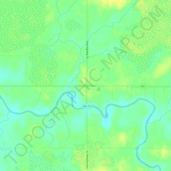 Linden Grove topographic map, elevation, terrain