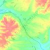 Halcombe topographic map, elevation, terrain
