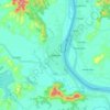 Chiang Saen topographic map, elevation, terrain
