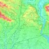 Merate topographic map, elevation, terrain