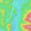 Tham Lod Cave topographic map, elevation, terrain