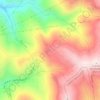 São João do Deserto topographic map, elevation, terrain