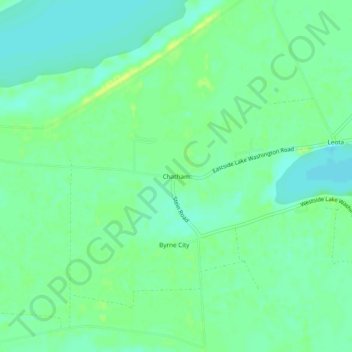 Chatham topographic map, elevation, terrain