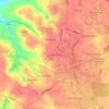 Conger Woods topographic map, elevation, terrain