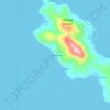 Alang-alang topographic map, elevation, terrain