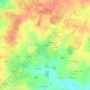 La Rigagne topographic map, elevation, terrain