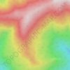 Lambai topographic map, elevation, terrain