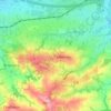 Gońska Łąka topographic map, elevation, terrain