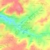 La Porte topographic map, elevation, terrain