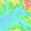 Le Pic topographic map, elevation, terrain