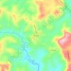 Tawinian topographic map, elevation, terrain