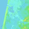 Jouan topographic map, elevation, terrain