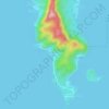 Tabon topographic map, elevation, terrain
