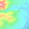 Bunhayag Nature Park topographic map, elevation, terrain