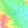 Mashhad topographic map, elevation, terrain