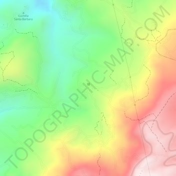 MORCA topographic map, elevation, terrain