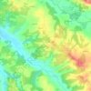 Tursan topographic map, elevation, terrain