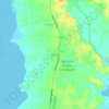 Balitoc topographic map, elevation, terrain