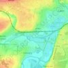 Bas de Venoix topographic map, elevation, terrain