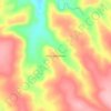 Santa Guilhermina topographic map, elevation, terrain