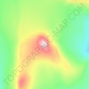 Gefiontinde topographic map, elevation, terrain