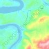 Hiwassee topographic map, elevation, terrain