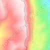 Bukit Ngaras topographic map, elevation, terrain