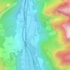 Luzier topographic map, elevation, terrain