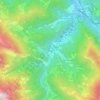 Tetto Cace topographic map, elevation, terrain