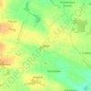 Włóki topographic map, elevation, terrain