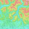 Isola Comacina topographic map, elevation, terrain