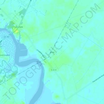 Anne topographic map, elevation, terrain
