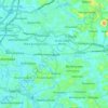 Angoda topographic map, elevation, terrain