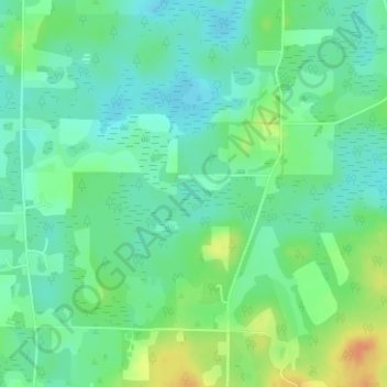 Brooks Bay topographic map, elevation, terrain