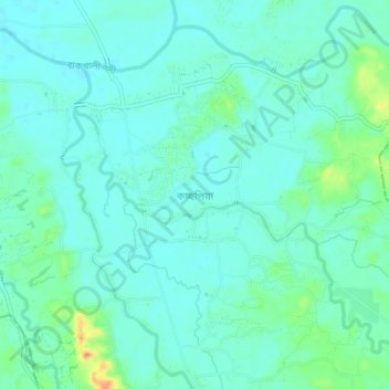 Kachhapia topographic map, elevation, terrain