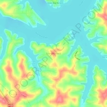 Friedenswald topographic map, elevation, terrain