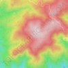Puig de ses Cadiretes topographic map, elevation, terrain