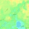 Płużnica topographic map, elevation, terrain