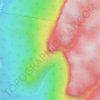 Lions head topographic map, elevation, terrain