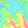 Al Hamriyah topographic map, elevation, terrain