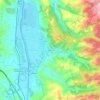 Leccio topographic map, elevation, terrain