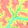 Tomashpil topographic map, elevation, terrain