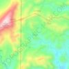 Panas topographic map, elevation, terrain