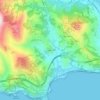 Zanin topographic map, elevation, terrain