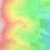 Mont Rond topographic map, elevation, terrain