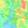 Monte Judeu topographic map, elevation, terrain