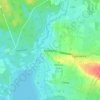 Niezdara topographic map, elevation, terrain