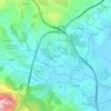 Sete Casas topographic map, elevation, terrain