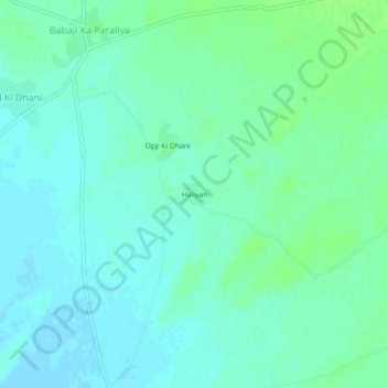 Haliyan topographic map, elevation, terrain