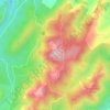Briens topographic map, elevation, terrain
